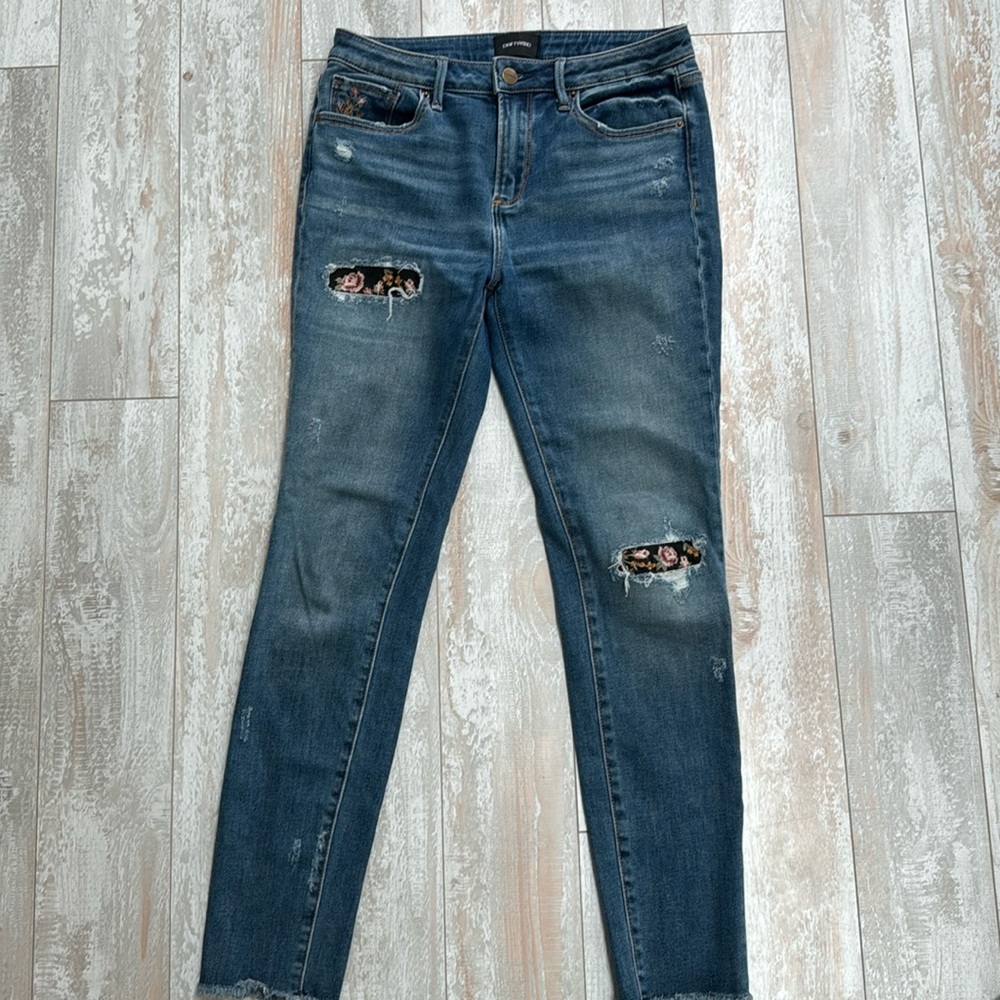 DRIFTWOOD Jackie‎ High-Rise Distressed Jeans sz 26